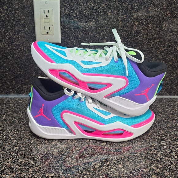 Nike Air Jordan Tatum 1 Wave Runner Mens Size 9.5 Blue Basketball Shoe Sneakers - Picture 1 of 10